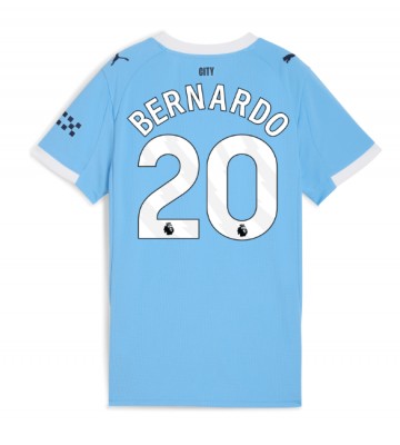 Manchester City Bernardo Silva #20 Hjemmebanetrøje Dame 2025-26 Kortærmet